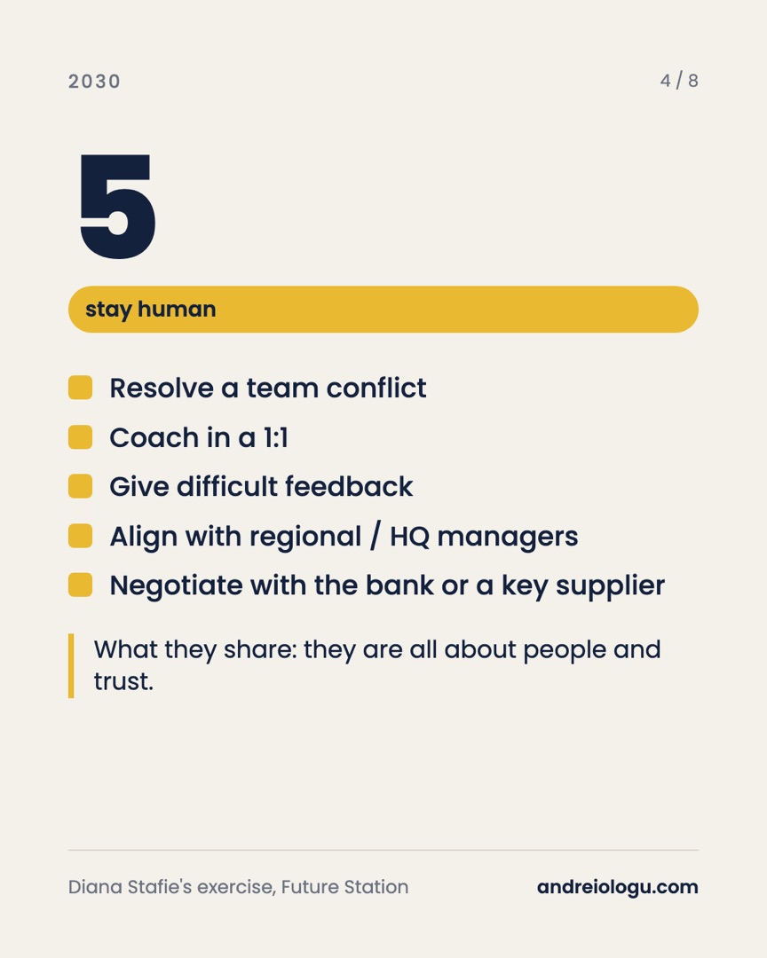 5 tasks stay human