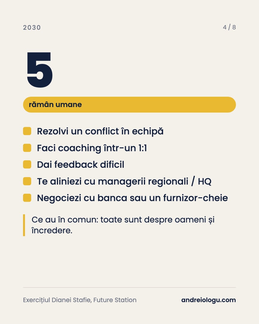5 sarcini rămân umane